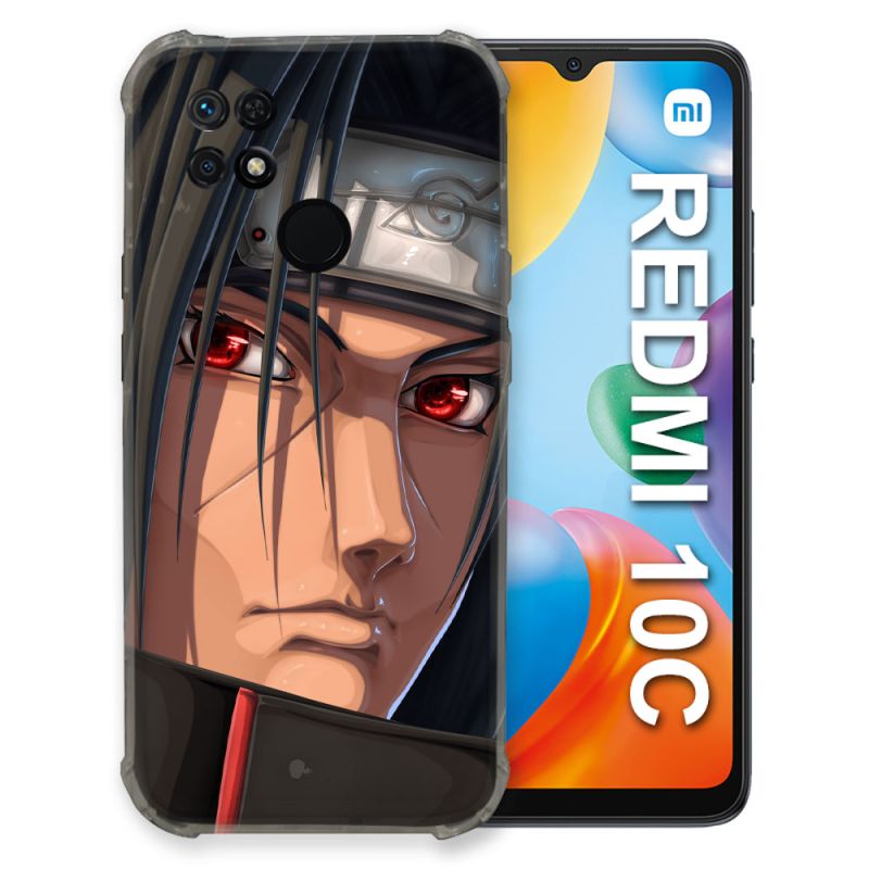 Coque Pour Xiaomi Redmi 10C Manga Naruto Itachi Visage