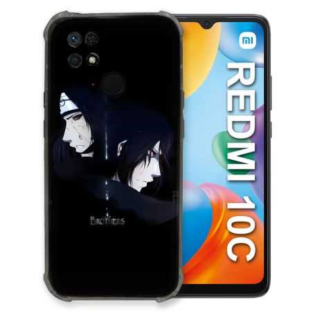 Coque Pour Xiaomi Redmi 10C Manga Naruto Sasuke Itachi