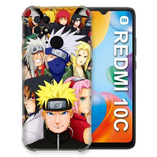Coque Pour Xiaomi Redmi 10C Manga Naruto Team