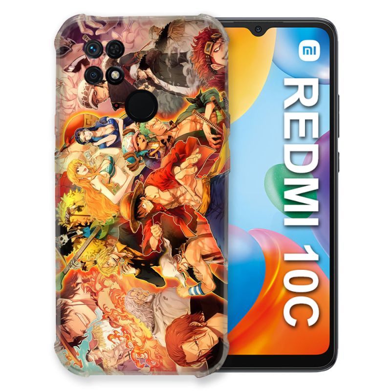 Coque Pour Xiaomi Redmi 10C Manga One Piece Nakama