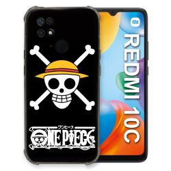 Coque Pour Xiaomi Redmi 10C Manga One Piece Tete de Mort