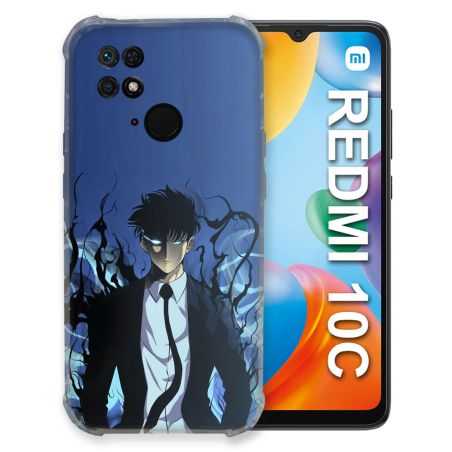 Coque Pour Xiaomi Redmi 10C Manga Solo Leveling Sung Bleu