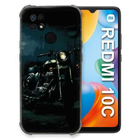 Coque Pour Xiaomi Redmi 10C Moto Harley Vintage