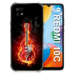 Coque Pour Xiaomi Redmi 10C Musique Guitare Electrique