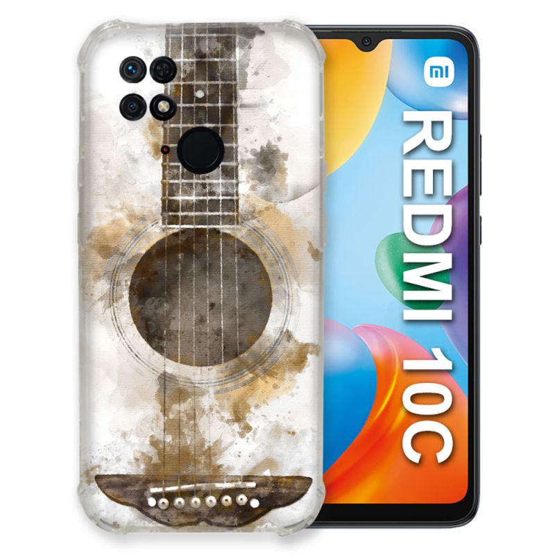 Coque Pour Xiaomi Redmi 10C Musique Guitare Tag