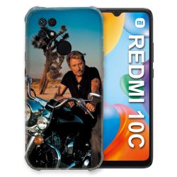 Coque Pour Xiaomi Redmi 10C Musique Johnny Hallyday Moto