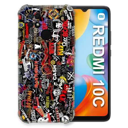 Coque Pour Xiaomi Redmi 10C Musique Rock Groupe