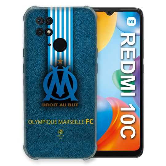 Coque Pour Xiaomi Redmi 10C Olympique Marseille OM Bande