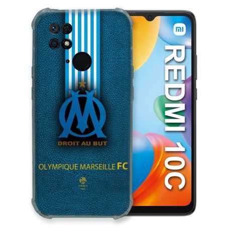 Coque Pour Xiaomi Redmi 10C Olympique Marseille OM Bande