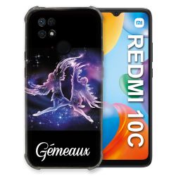 Coque Pour Xiaomi Redmi 10C Signe Zodiaque 2 Gémeaux