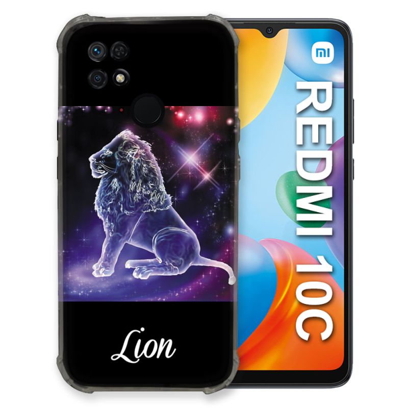 Coque Pour Xiaomi Redmi 10C Signe Zodiaque 2 Lion