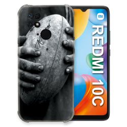 Coque Pour Xiaomi Redmi 10C Sport Rugby Ballon Vintage