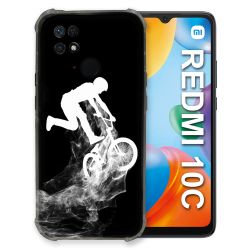Coque Pour Xiaomi Redmi 10C Sport VTT Noir