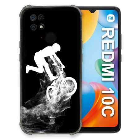 Coque Pour Xiaomi Redmi 10C Sport VTT Noir