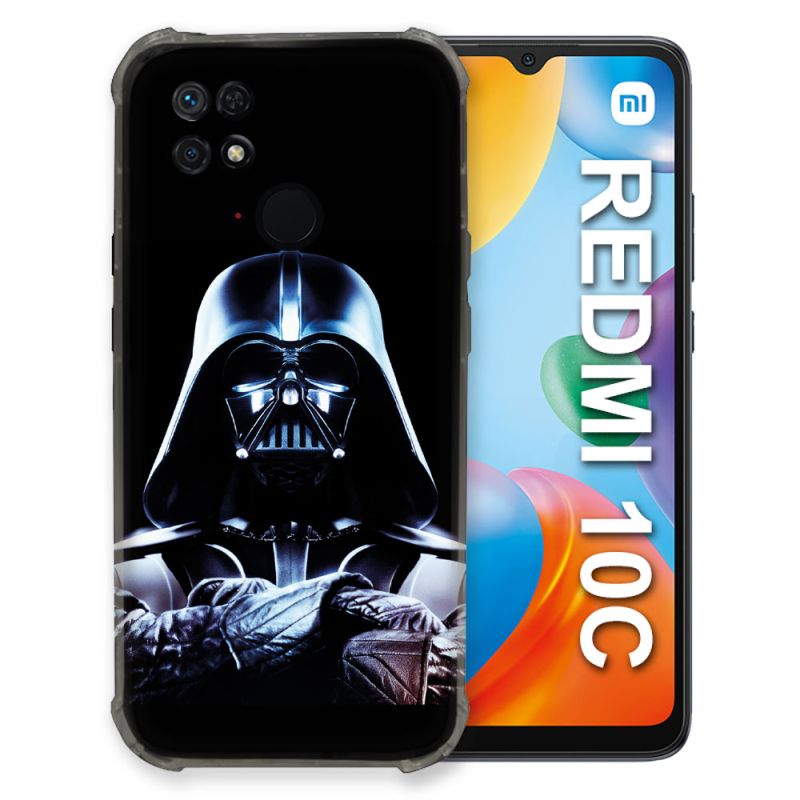 Coque Pour Xiaomi Redmi 10C Star Wars - Dark Vador Noir