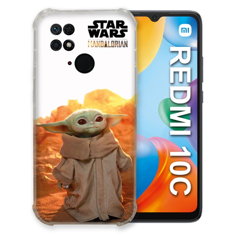 Coque Pour Xiaomi Redmi 10C Star Wars - Yoda bebe soleil