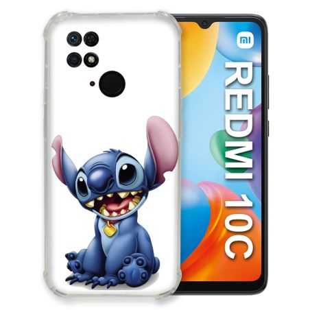 Coque Pour Xiaomi Redmi 10C Stitch Blanc