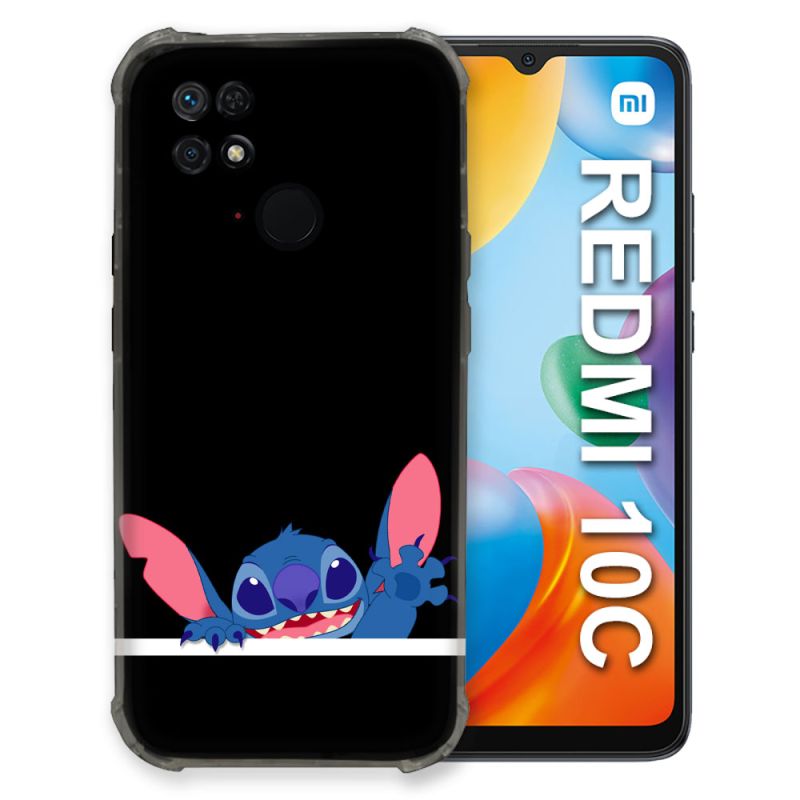 Coque Pour Xiaomi Redmi 10C Stitch Noir