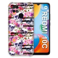 Coque Pour Xiaomi Redmi 10C Tete de Mort Pattern