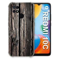 Coque Pour Xiaomi Redmi 10C Texture Bois