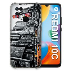 Coque Pour Xiaomi Redmi 10C Voyage Amerique USA New York Taxi