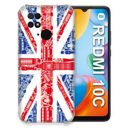 Coque Pour Xiaomi Redmi 10C Voyage Angleterre Blanc