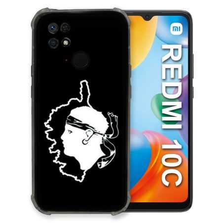Coque Pour Xiaomi Redmi 10C Voyage Corse Noir