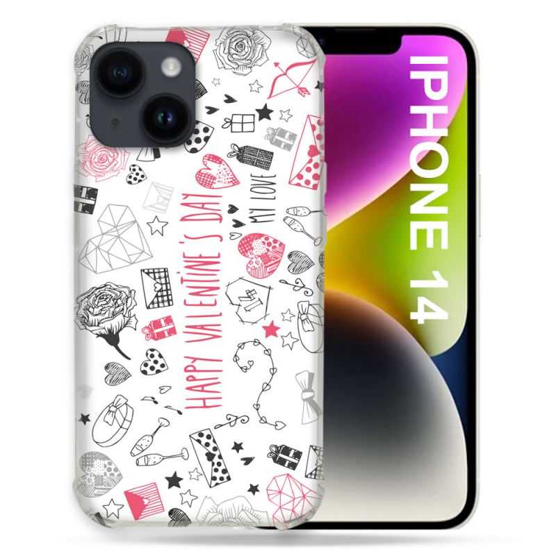 Coque Compatible MagSafe Pour Iphone 14 (6.1) Amour Valentines