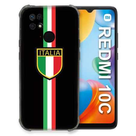 Coque Pour Xiaomi Redmi 10C Voyage Italie 3 Noir