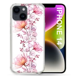 Coque Compatible MagSafe Pour Iphone 14 (6.1) Fleur Eclosion