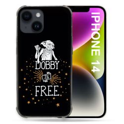 Coque Compatible MagSafe Pour Iphone 14 (6.1) Harry Potter Dobby Free Noir