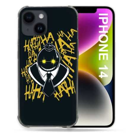 Coque Compatible MagSafe Pour Iphone 14 (6.1) Manga Assassination Classroom Kuro Noir