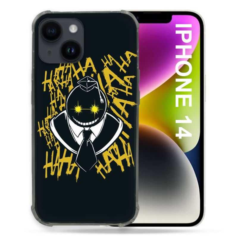 Coque Compatible MagSafe Pour Iphone 14 (6.1) Manga Assassination Classroom Kuro Noir