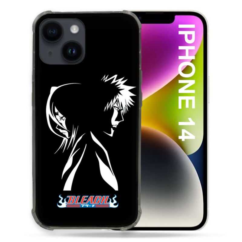 Coque Compatible MagSafe Pour Iphone 14 (6.1) Manga Bleach Duo