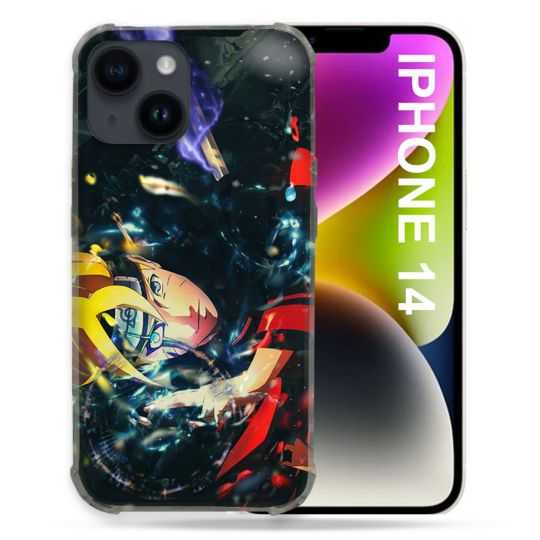 Coque Compatible MagSafe Pour Iphone 14 (6.1) Manga Boruto Eclair