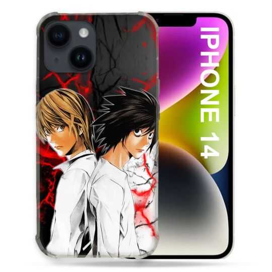 Coque Compatible MagSafe Pour Iphone 14 (6.1) Manga Death Note Duo