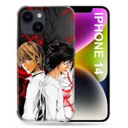 Coque Compatible MagSafe Pour Iphone 14 (6.1) Manga Death Note Duo