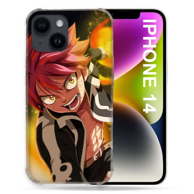 Coque Compatible MagSafe Pour Iphone 14 (6.1) Manga Fairy Tail Natsu