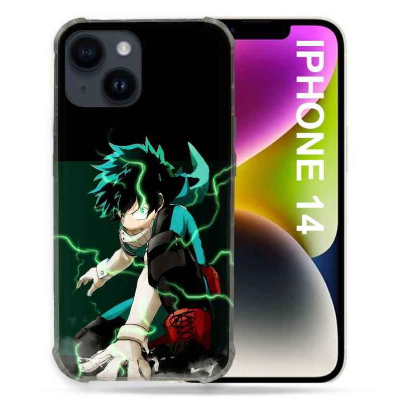 Coque Compatible MagSafe Pour Iphone 14 (6.1) Manga My Hero Academia Deku