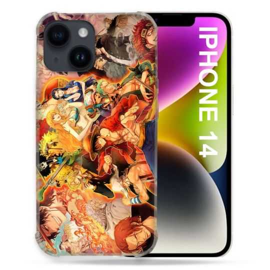 Coque Compatible MagSafe Pour Iphone 14 (6.1) Manga One Piece Nakama