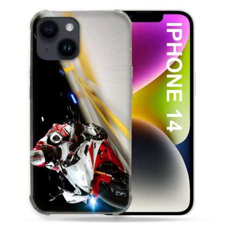 Coque Compatible MagSafe Pour Iphone 14 (6.1) Moto Course GP R6