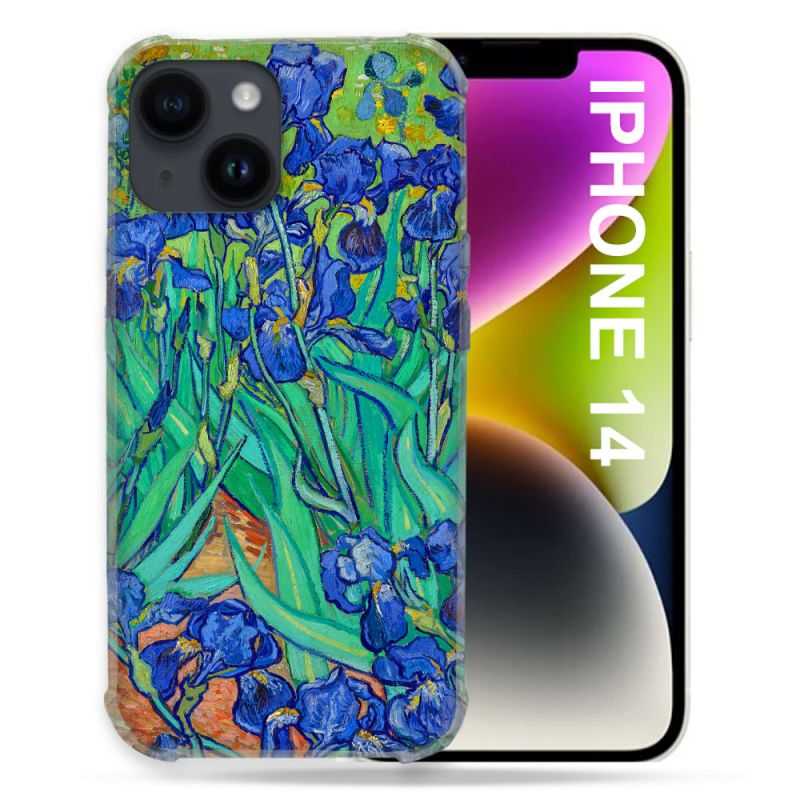 Coque Compatible MagSafe Pour Iphone 14 (6.1) Peinture Iris