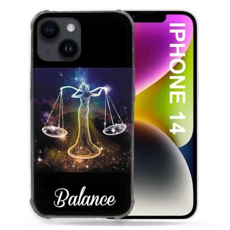Coque Compatible MagSafe Pour Iphone 14 (6.1) Signe Zodiaque 2 Balance