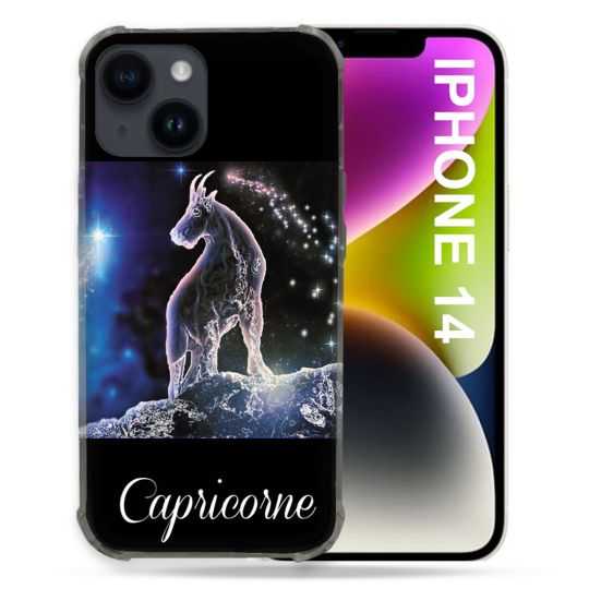 Coque Compatible MagSafe Pour Iphone 14 (6.1) Signe Zodiaque 2 Capricorne