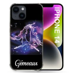 Coque Compatible MagSafe Pour Iphone 14 (6.1) Signe Zodiaque 2 Gémeaux