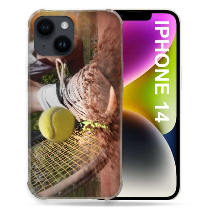 Coque Compatible MagSafe Pour Iphone 14 (6.1) Sport Tennis Glissade