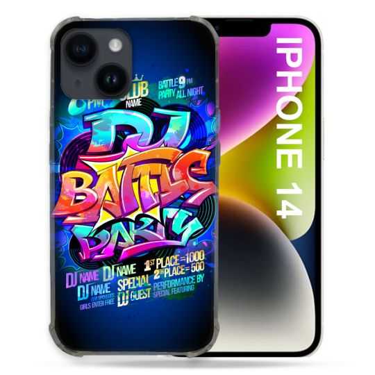 Coque Compatible MagSafe Pour Iphone 14 (6.1) Street Art Rap