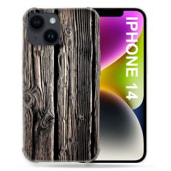 Coque Compatible MagSafe Pour Iphone 14 (6.1) Texture Bois