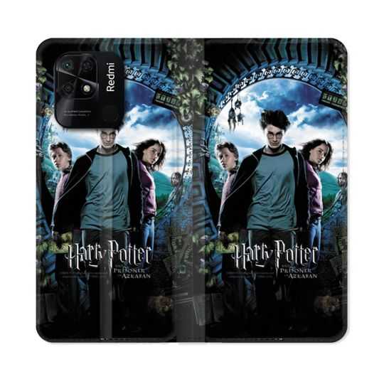 Housse cuir portefeuille Pour Xiaomi Redmi 10C Harry Potter Azkaban