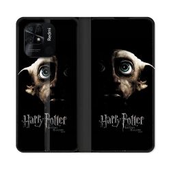 Housse cuir portefeuille Pour Xiaomi Redmi 10C Harry Potter Hollows Dobby